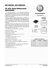 DataSheet MC10E404 pdf