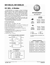 DataSheet MC10EL33 pdf