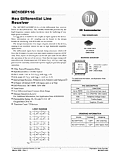 DataSheet MC10EP116 pdf