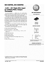 DataSheet MC10EP90 pdf