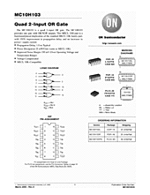 DataSheet MC10H103 pdf