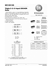 DataSheet MC10H105 pdf