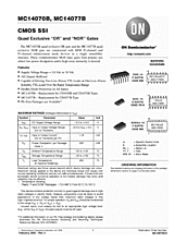 DataSheet MC14070B pdf