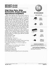 DataSheet MC33071 pdf