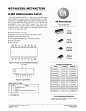 DataSheet MC74AC259 pdf