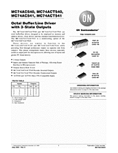 DataSheet MC74AC540 pdf