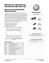 DataSheet MC74ACT161 pdf