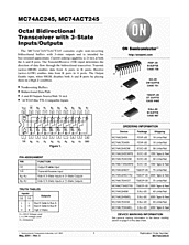 DataSheet MC74ACT245 pdf