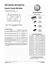 DataSheet MC74ACT32 pdf