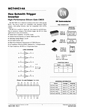 DataSheet MC74HC14A pdf