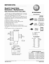 DataSheet MC74HC157A pdf