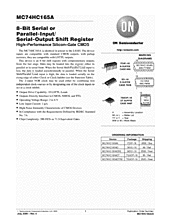 DataSheet MC74HC165AN pdf