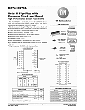 DataSheet MC74HC273ADW pdf