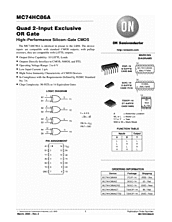 DataSheet MC74HC86A pdf