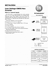 DataSheet MC74LCX04 pdf