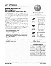 DataSheet MC74LVX4053 pdf