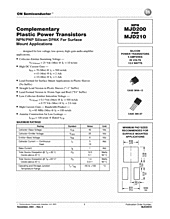 DataSheet MJD210 pdf