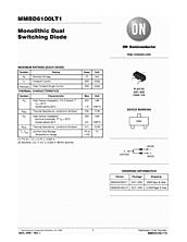 DataSheet MMBD6100LT1 pdf