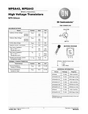DataSheet MPSA42 pdf