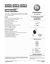 DataSheet MUR820 pdf