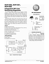 DataSheet NCP1001 pdf