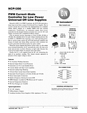 DataSheet NCP1200 pdf