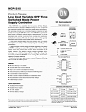 DataSheet NCP1215 pdf