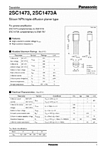 DataSheet 2SA1018 pdf