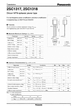 DataSheet 2SC1317 pdf