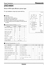 DataSheet 2SC4004 pdf