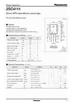 DataSheet 2SC4111 pdf