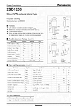 DataSheet 2SD1256 pdf