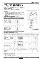 DataSheet 2SD1266 pdf