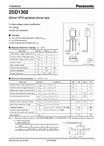 DataSheet 2SD1302 pdf