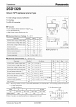 DataSheet 2SD1328 pdf