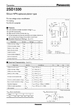DataSheet 2SD1330 pdf