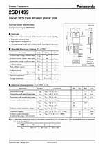 DataSheet 2SD1499 pdf