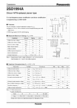 DataSheet 2SD1994A pdf