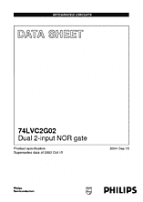 DataSheet 74LVC2G02 pdf