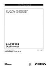 DataSheet 74LVC2G04 pdf