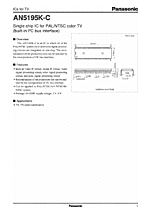 DataSheet AN5195K pdf