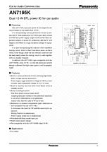 DataSheet AN7195K pdf