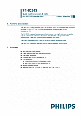 DataSheet 74HC243 pdf