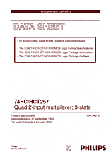 DataSheet 74HC257 pdf