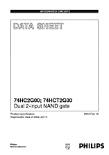 DataSheet 74HC2G00 pdf