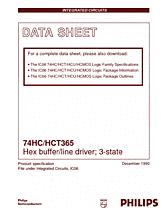 DataSheet 74HC365 pdf