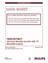DataSheet 74HC4017 pdf
