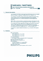 DataSheet 74HC4053 pdf