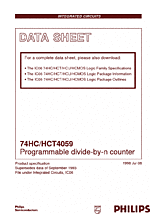 DataSheet 74HC4059 pdf