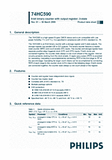 DataSheet 74HC590 pdf